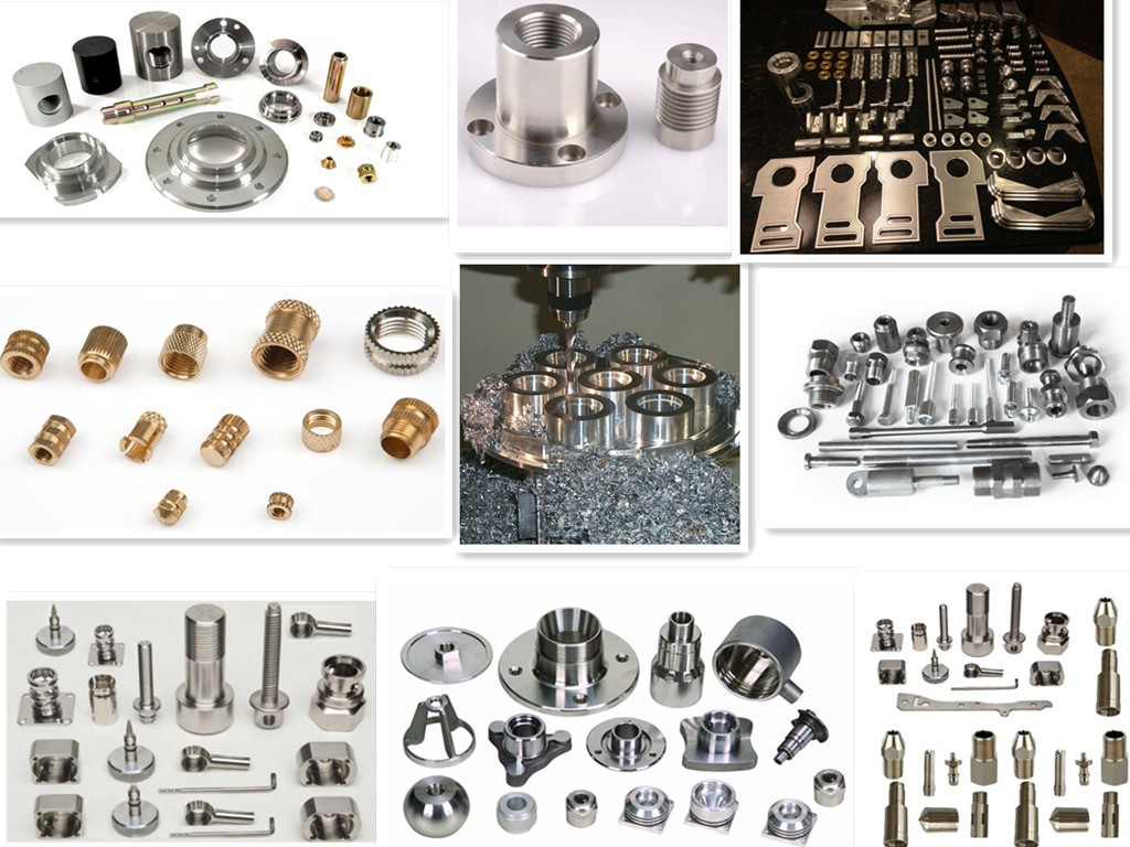 cnc metal machined parts 拼